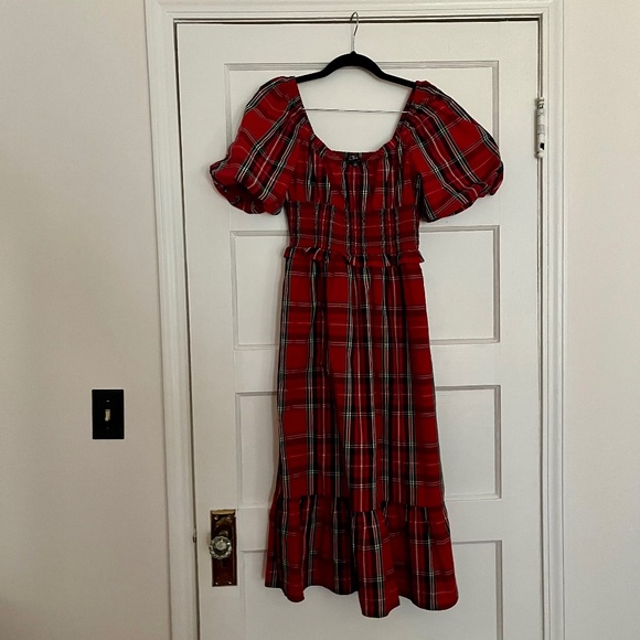 J. Crew Dresses & Skirts - J. Crew red tartan nap style dress, size small